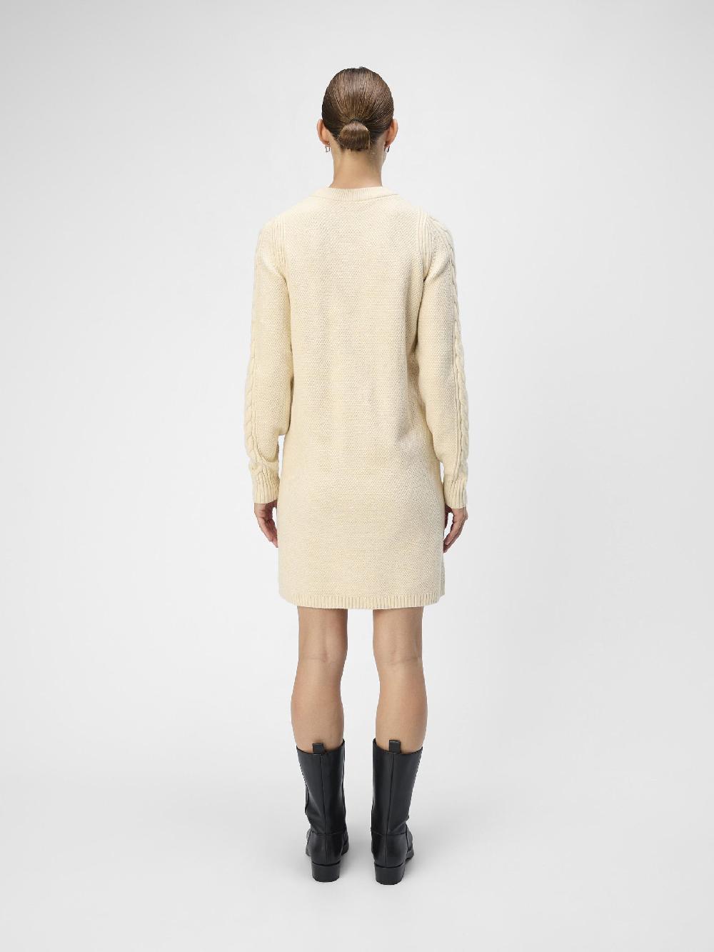 Object Petite GEBREIDE KABELS MINI JURK