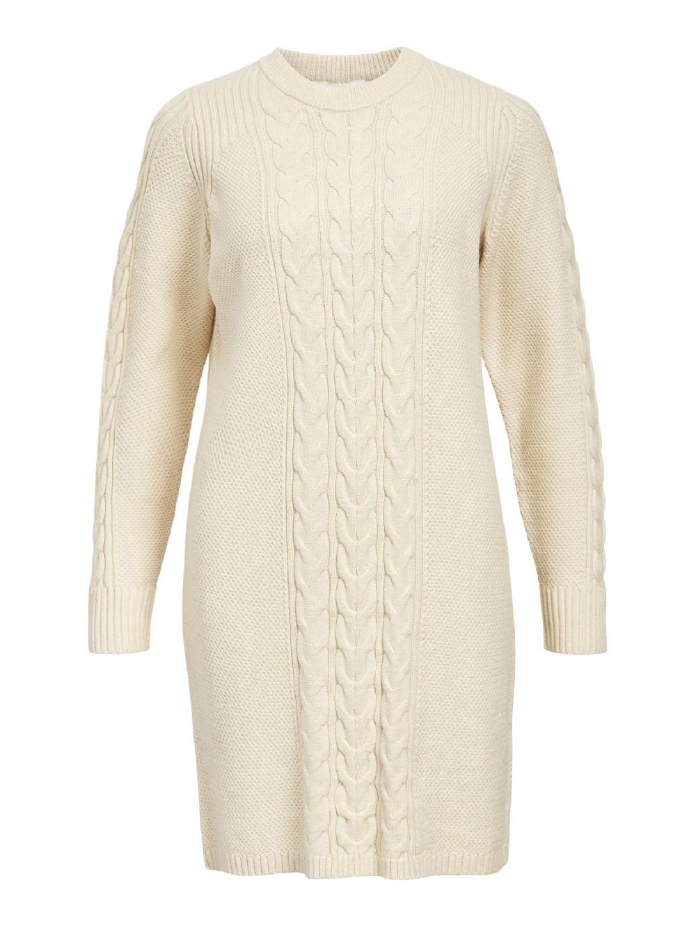 object petite GEBREIDE KABELS MINI JURK