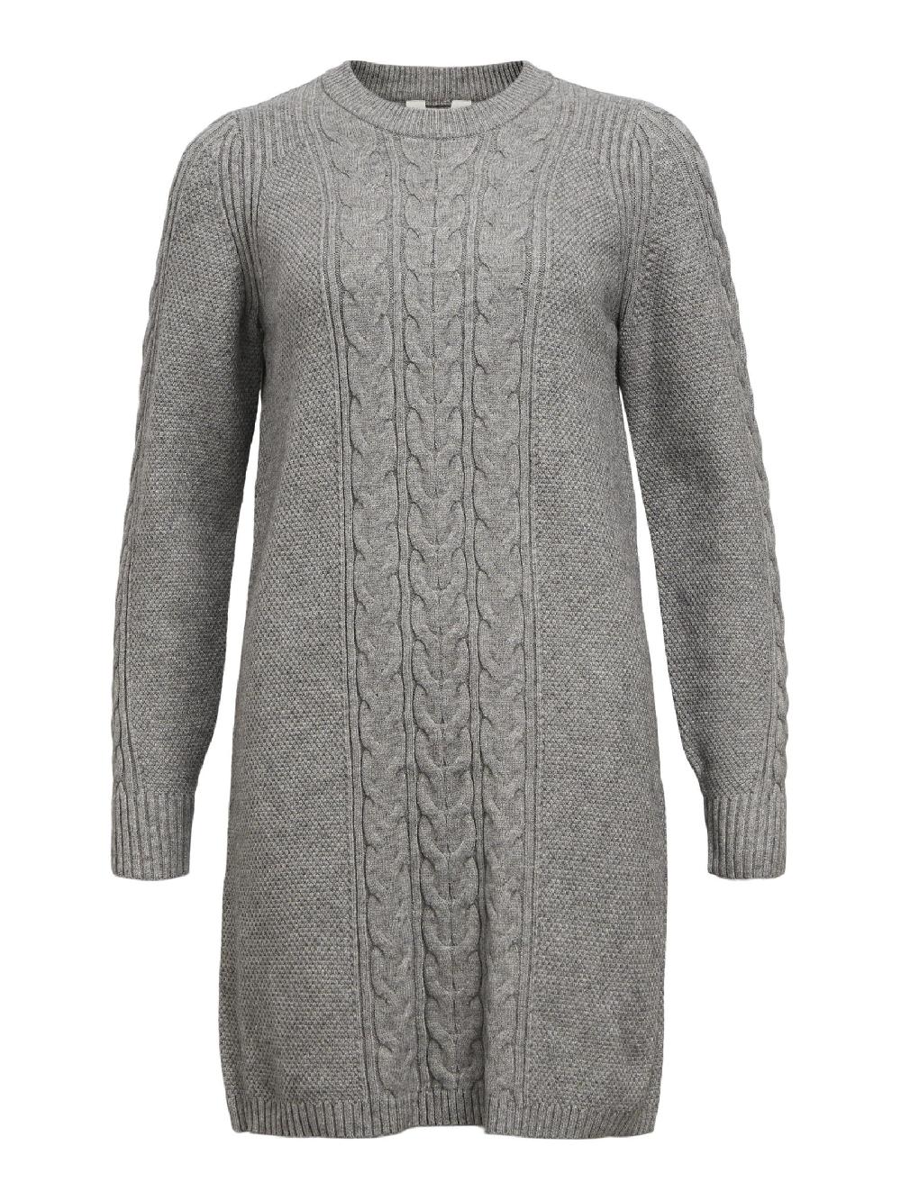 object petite GEBREIDE KABELS MINI JURK