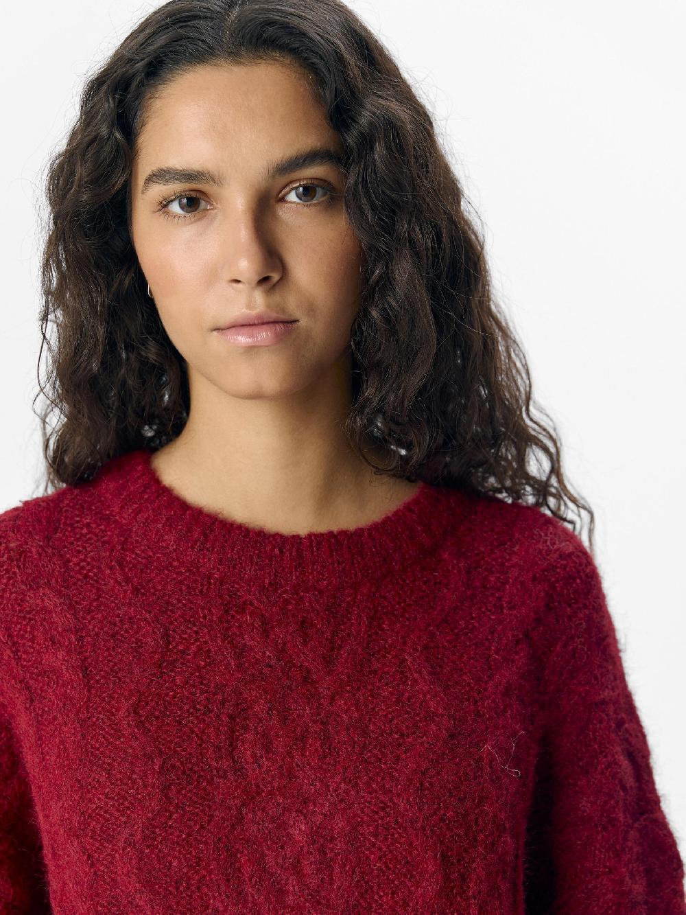 Object Petite GEBREIDE KABELS TRUI