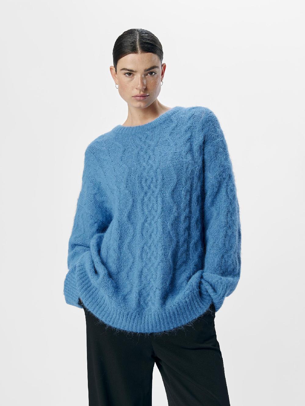 Object Petite GEBREIDE KABELS TRUI