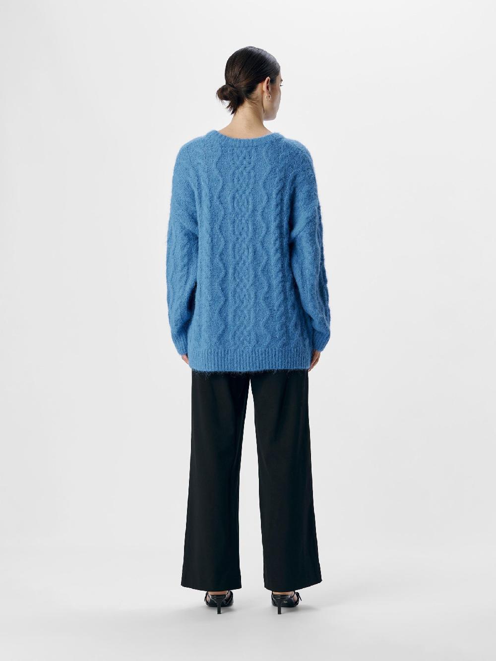 Object Petite GEBREIDE KABELS TRUI