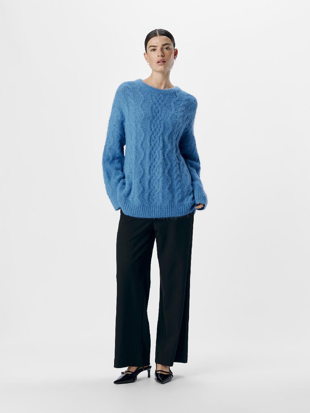 Object Petite GEBREIDE KABELS TRUI