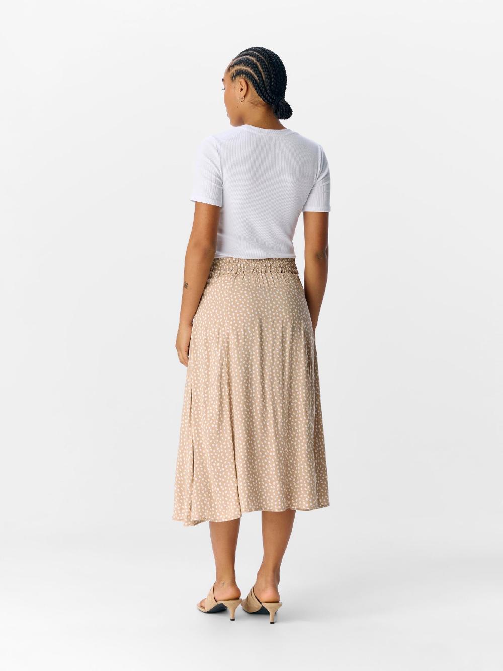 Object Petite GEDESSINEERDE MIDDELLANGE ROK