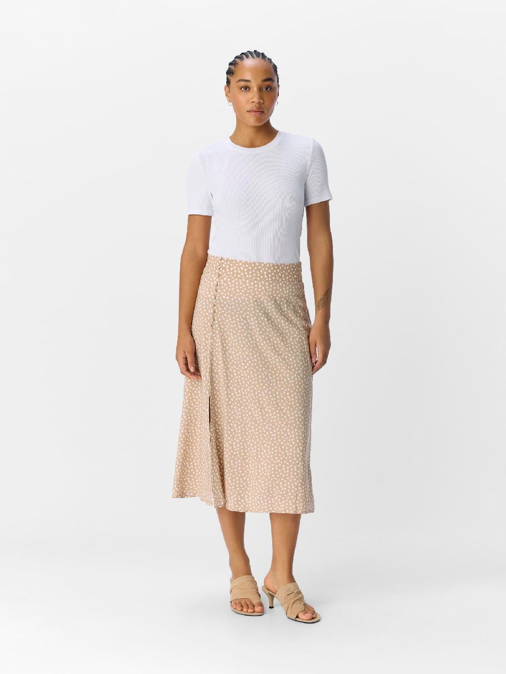 Object Petite GEDESSINEERDE MIDDELLANGE ROK