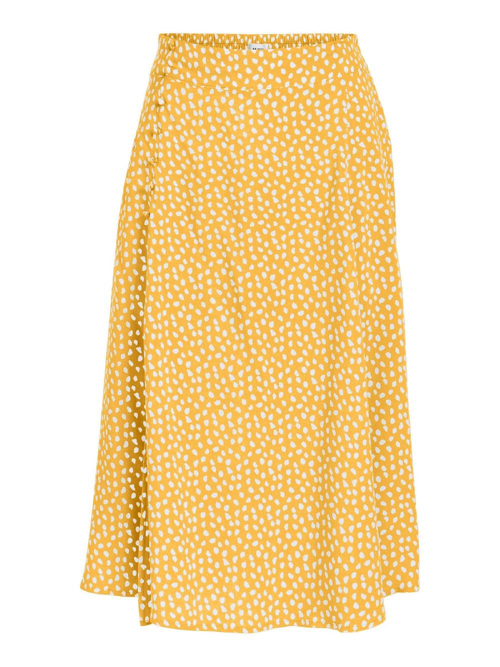 object petite GEDESSINEERDE MIDDELLANGE ROK