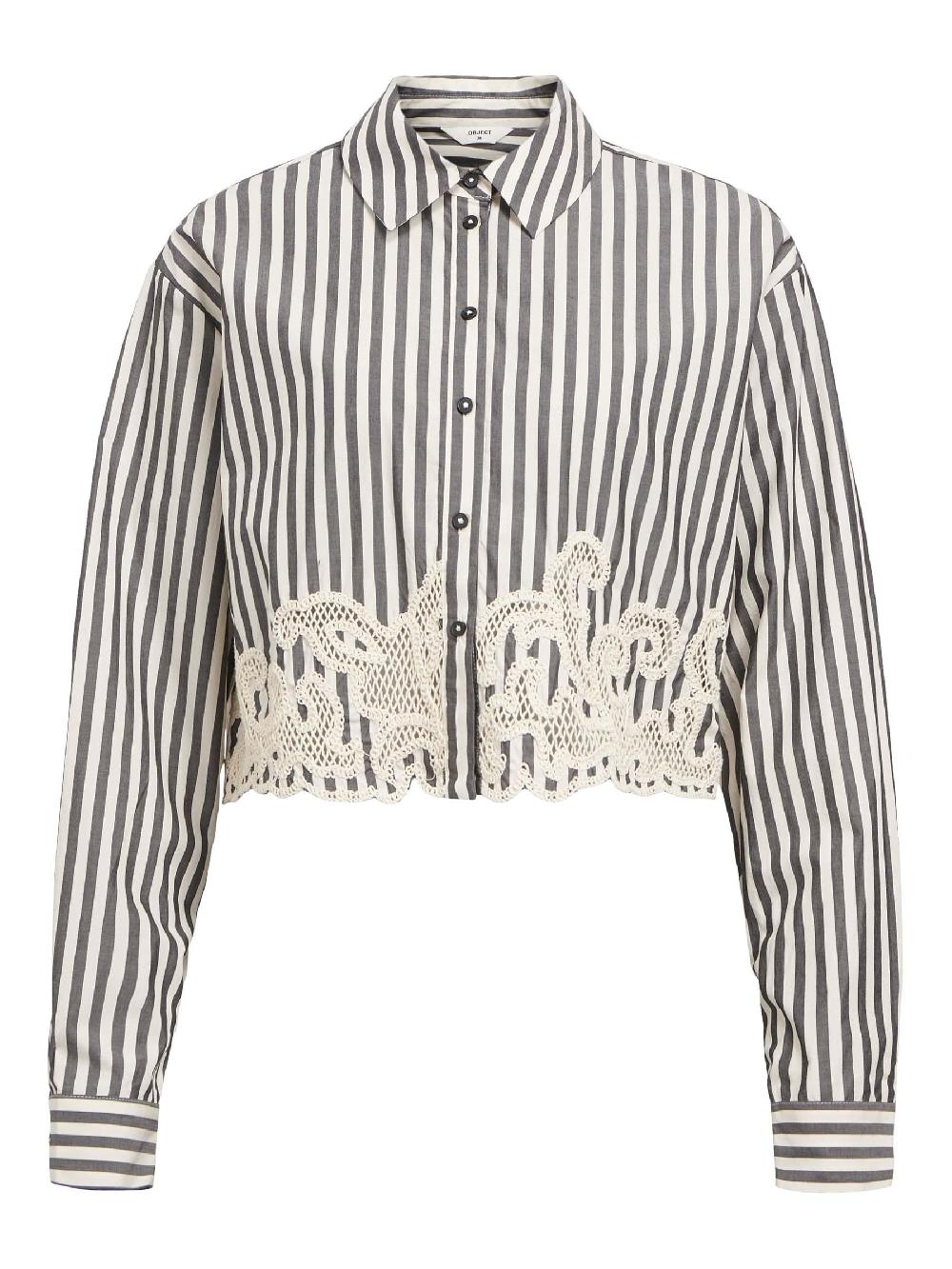 object petite GEDETAILLEERD OVERHEMD