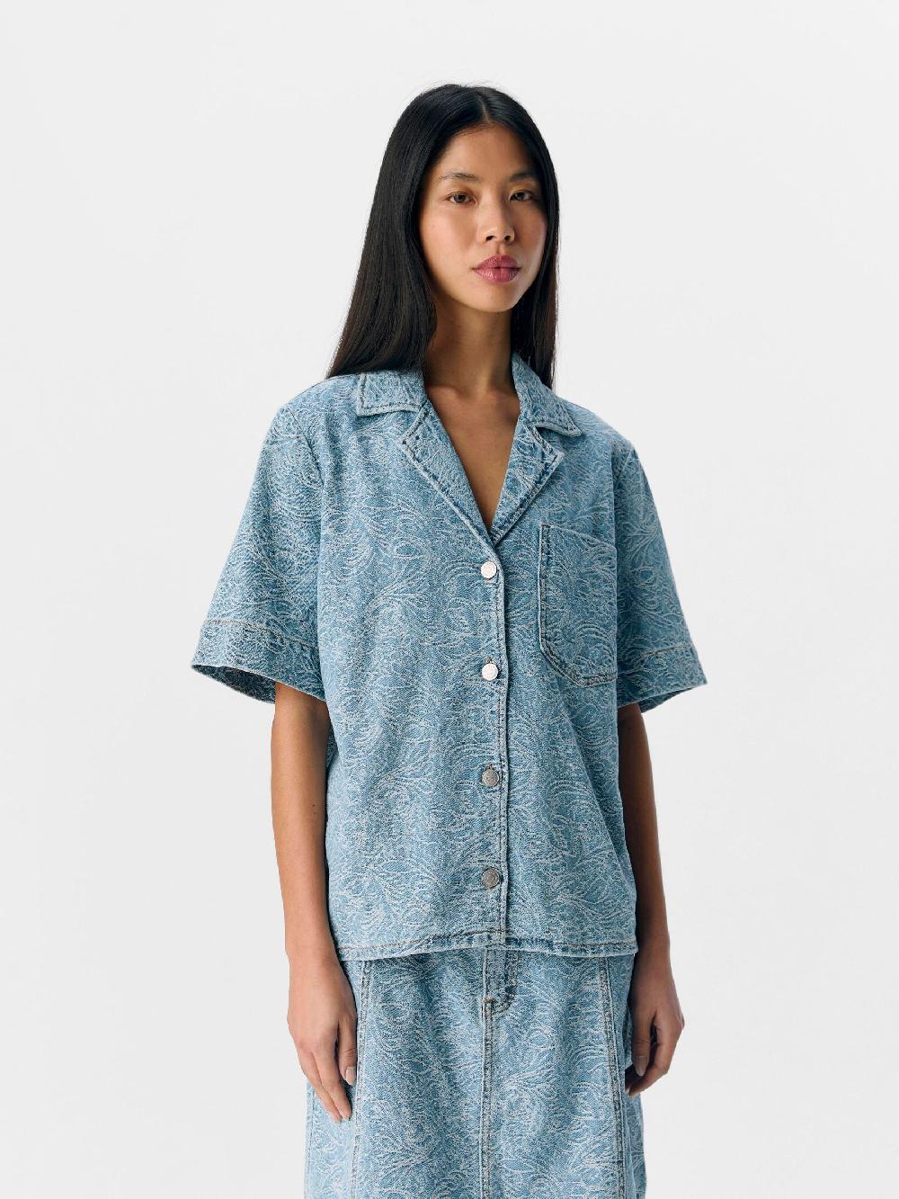 Object Petite GEDETAILLEERD SPIJKERBLOUSE