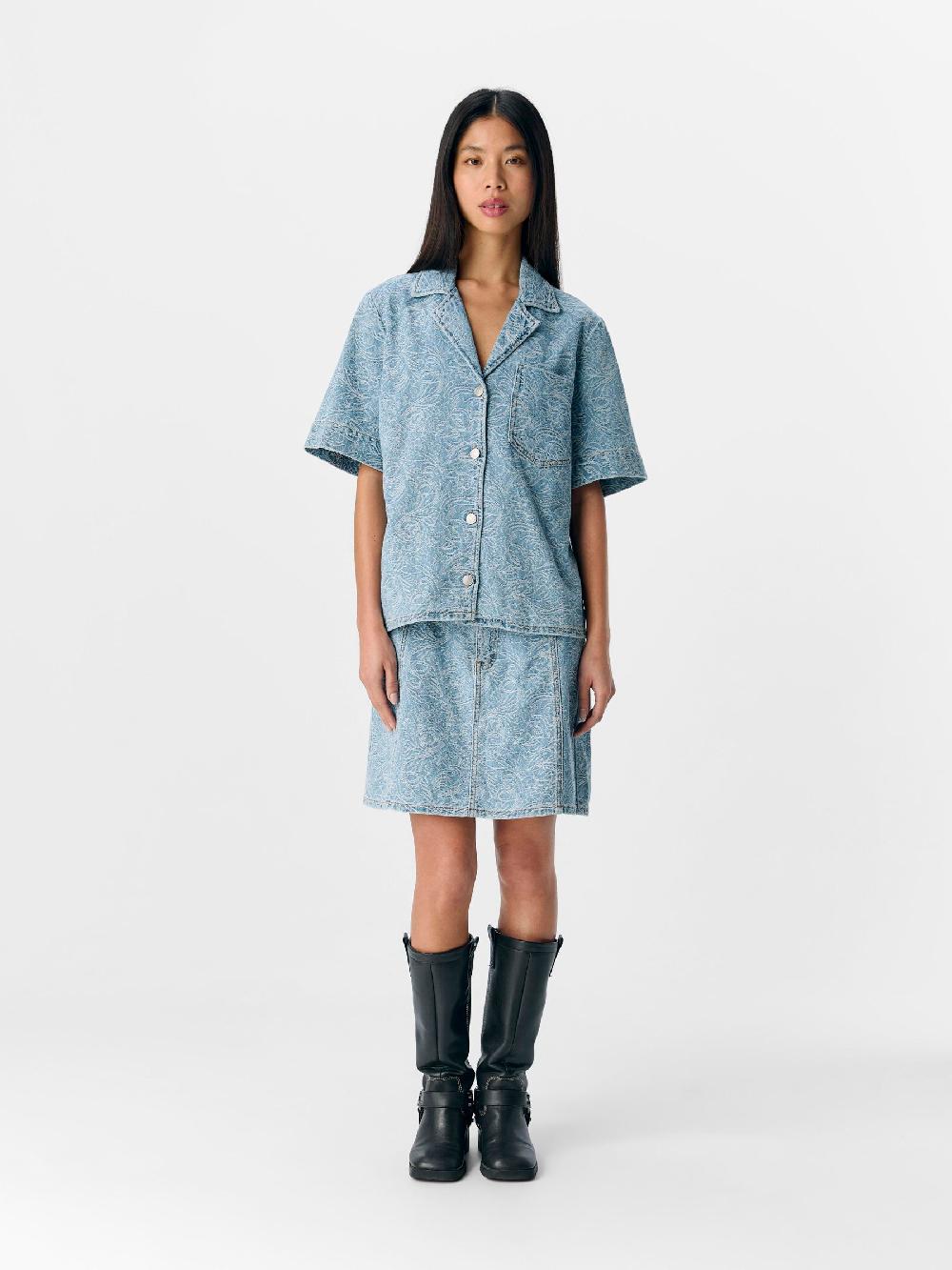 Object Petite GEDETAILLEERD SPIJKERBLOUSE