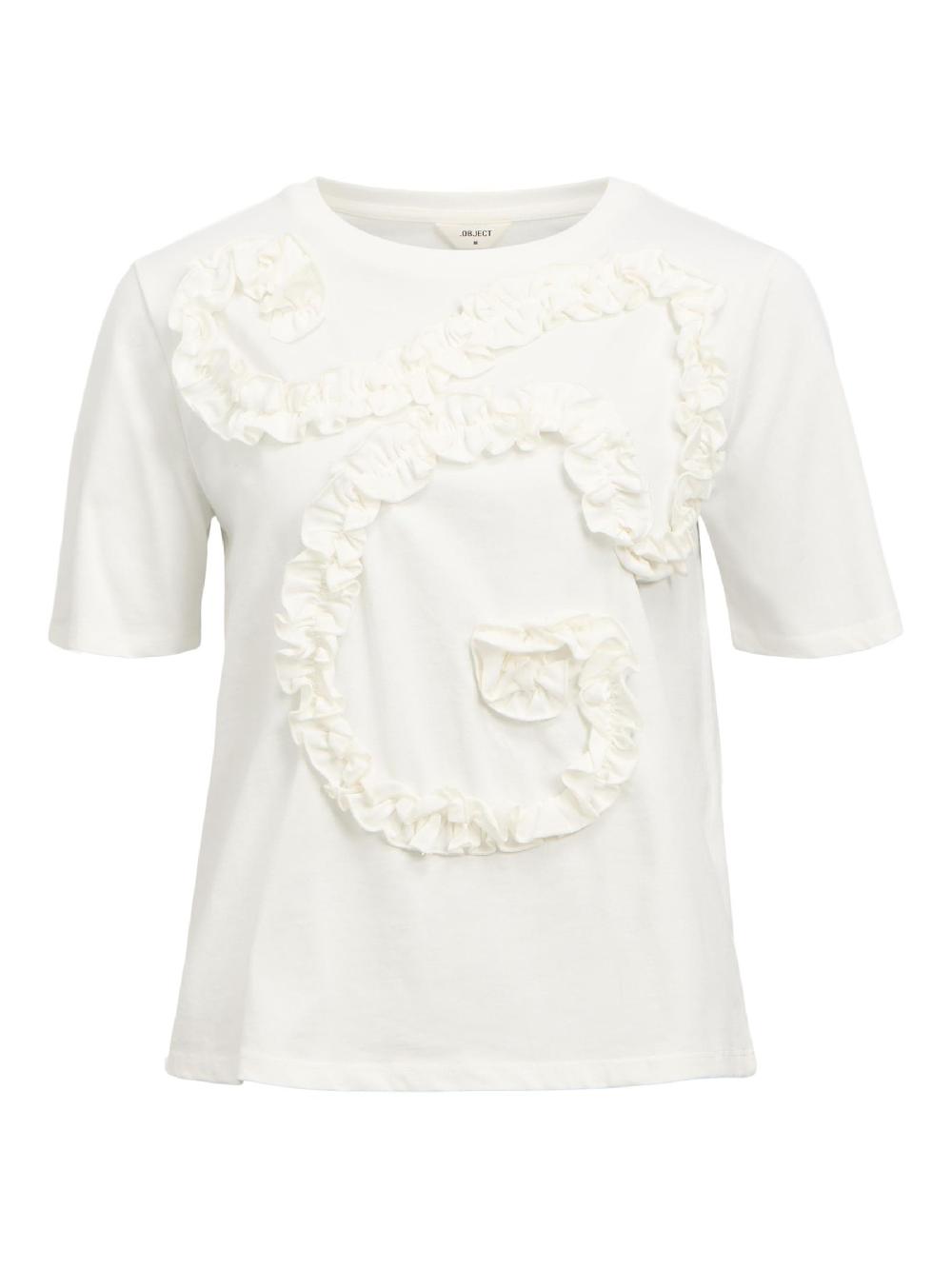 object petite GEDETAILLEERD T-SHIRT