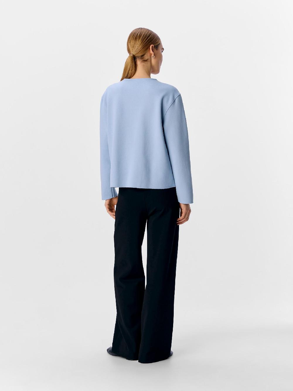 Object Petite GEDETAILLEERD TOP MET LANGE MOUWEN