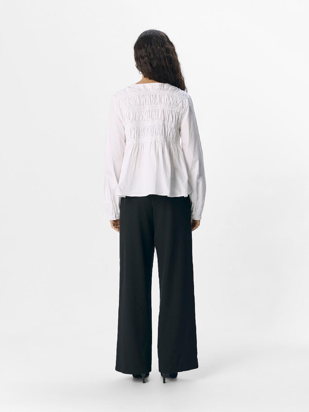 Object Petite GESMOKT OVERHEMD