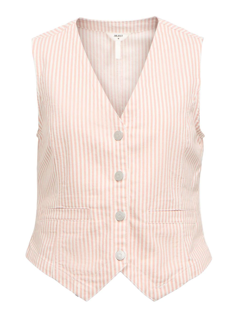 object petite GESTREEPT GILET