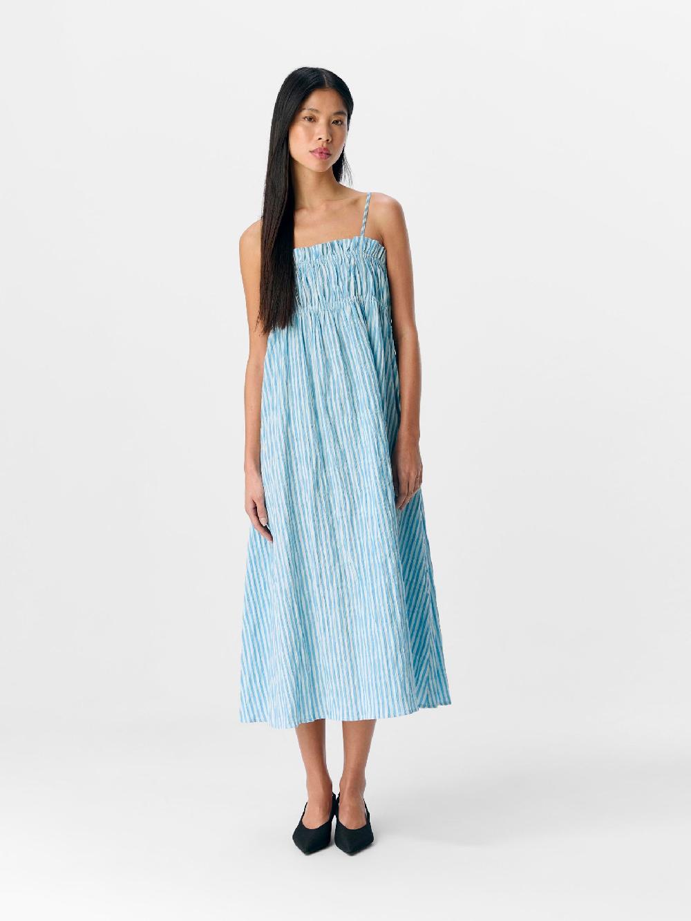 Object Petite GESTREEPT MIDI JURK