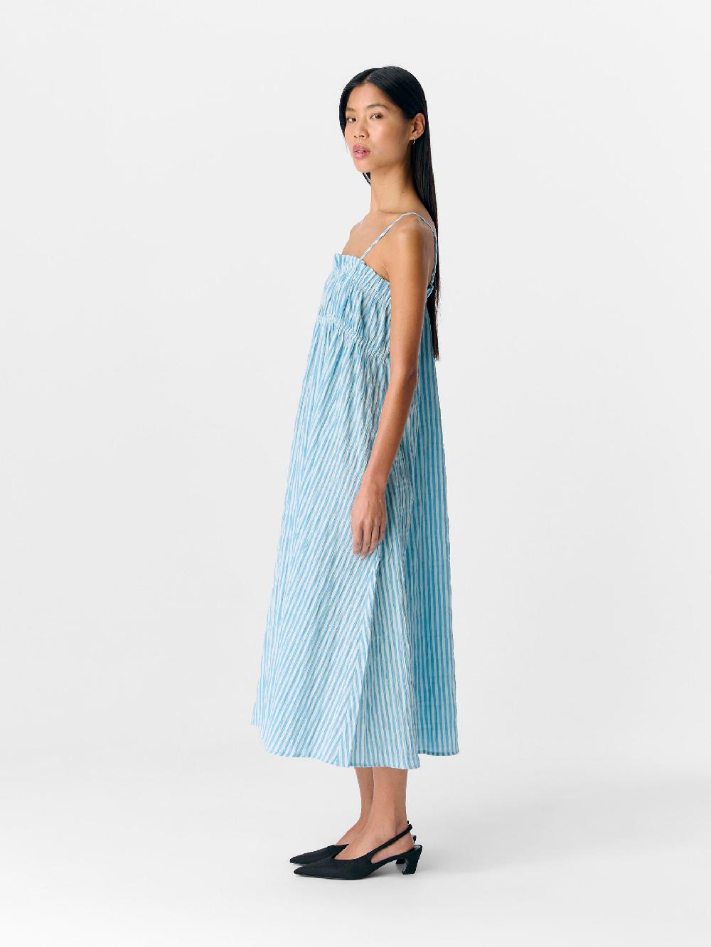 Object Petite GESTREEPT MIDI JURK