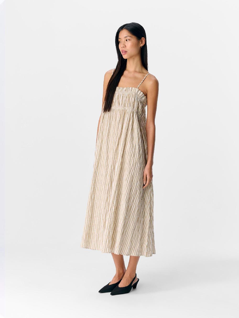 Object Petite GESTREEPT MIDI JURK