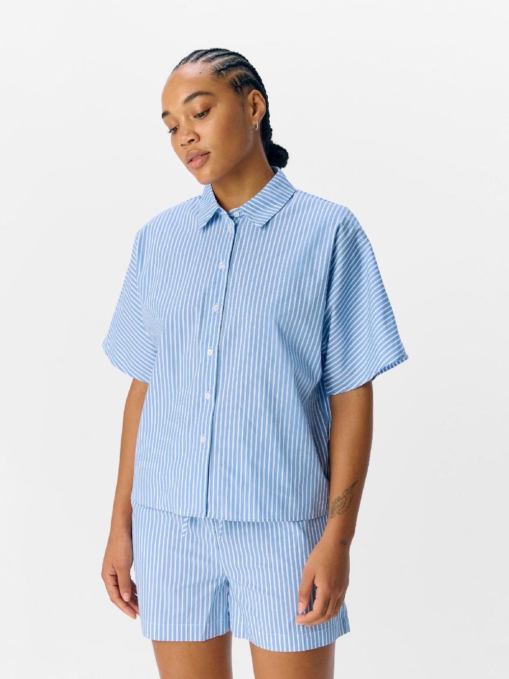 Object Petite GESTREEPT OVERHEMD