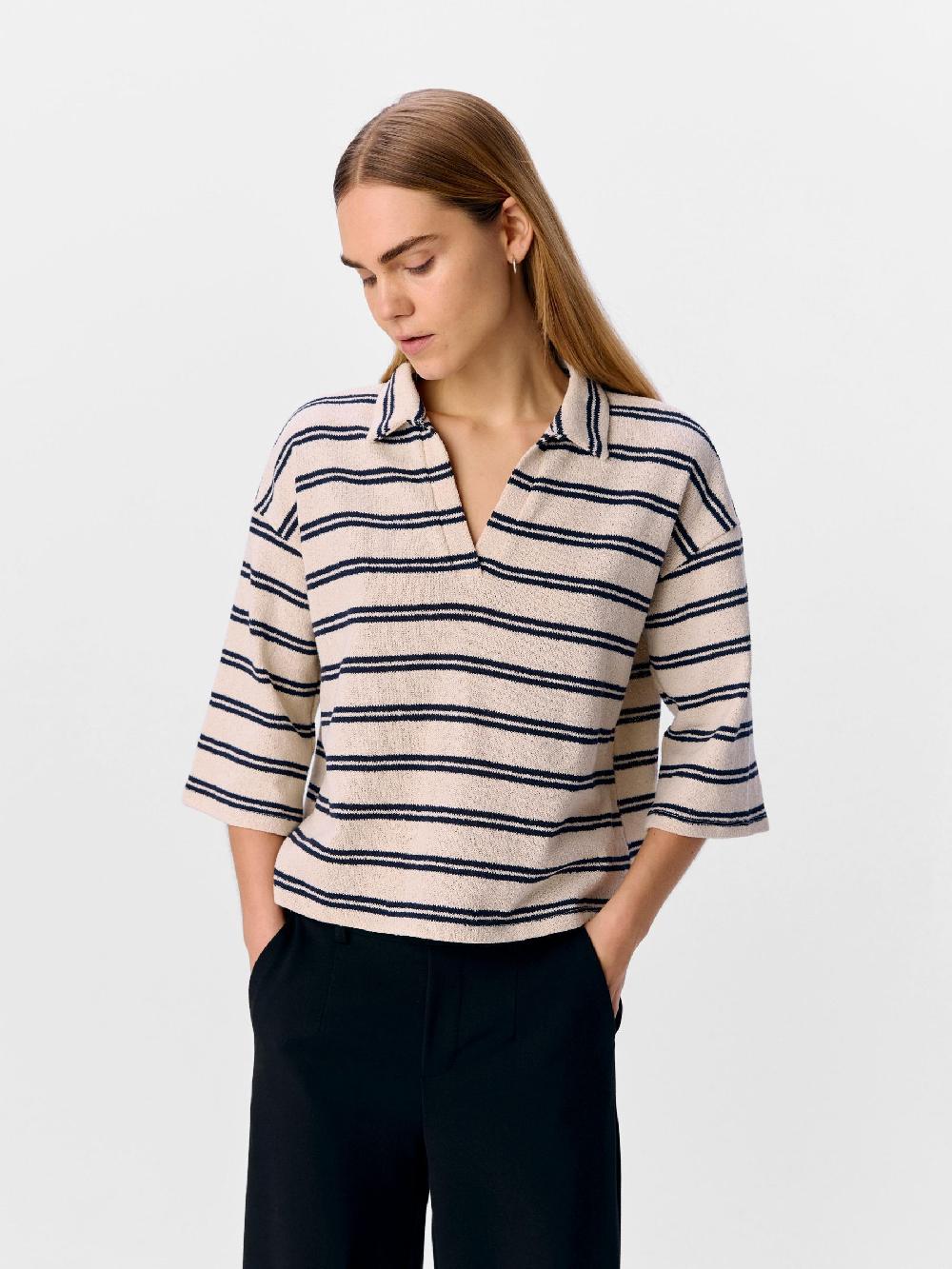 Object Petite GESTREEPT POLO