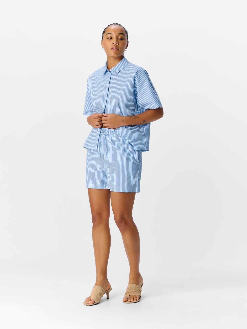 Object Petite GESTREEPT SHORTS