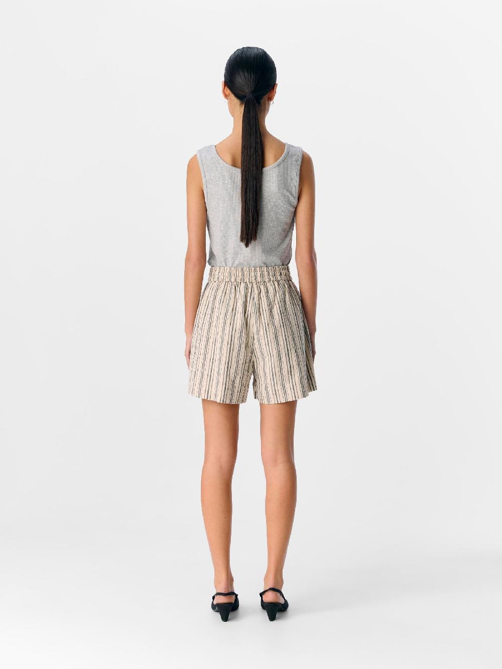 Object Petite GESTREEPT SHORTS