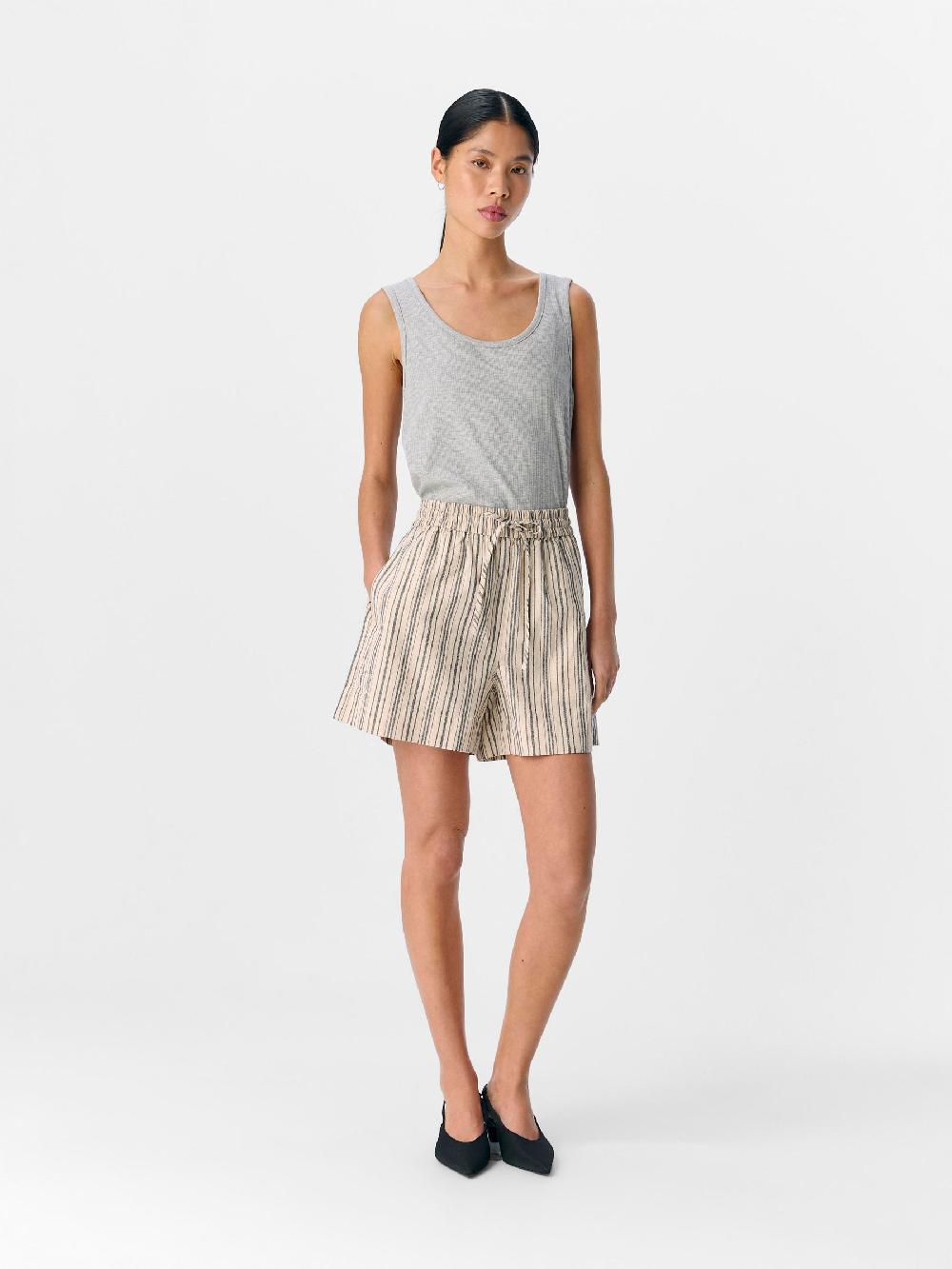 Object Petite GESTREEPT SHORTS