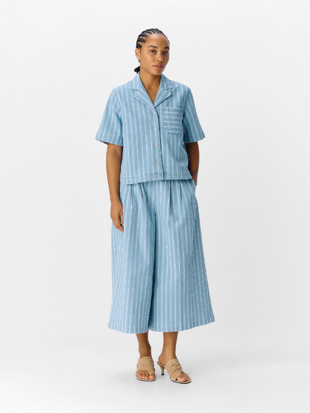 Object Petite GESTREEPT SPIJKERBLOUSE