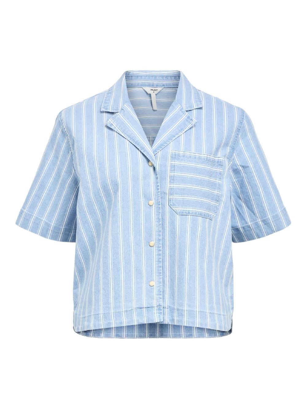 object petite GESTREEPT SPIJKERBLOUSE