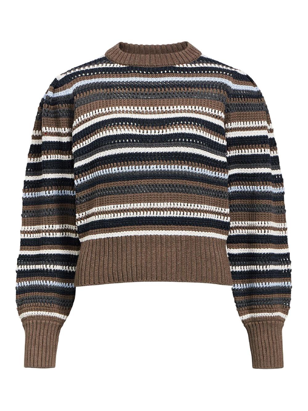 object petite GESTREEPT SWEATER