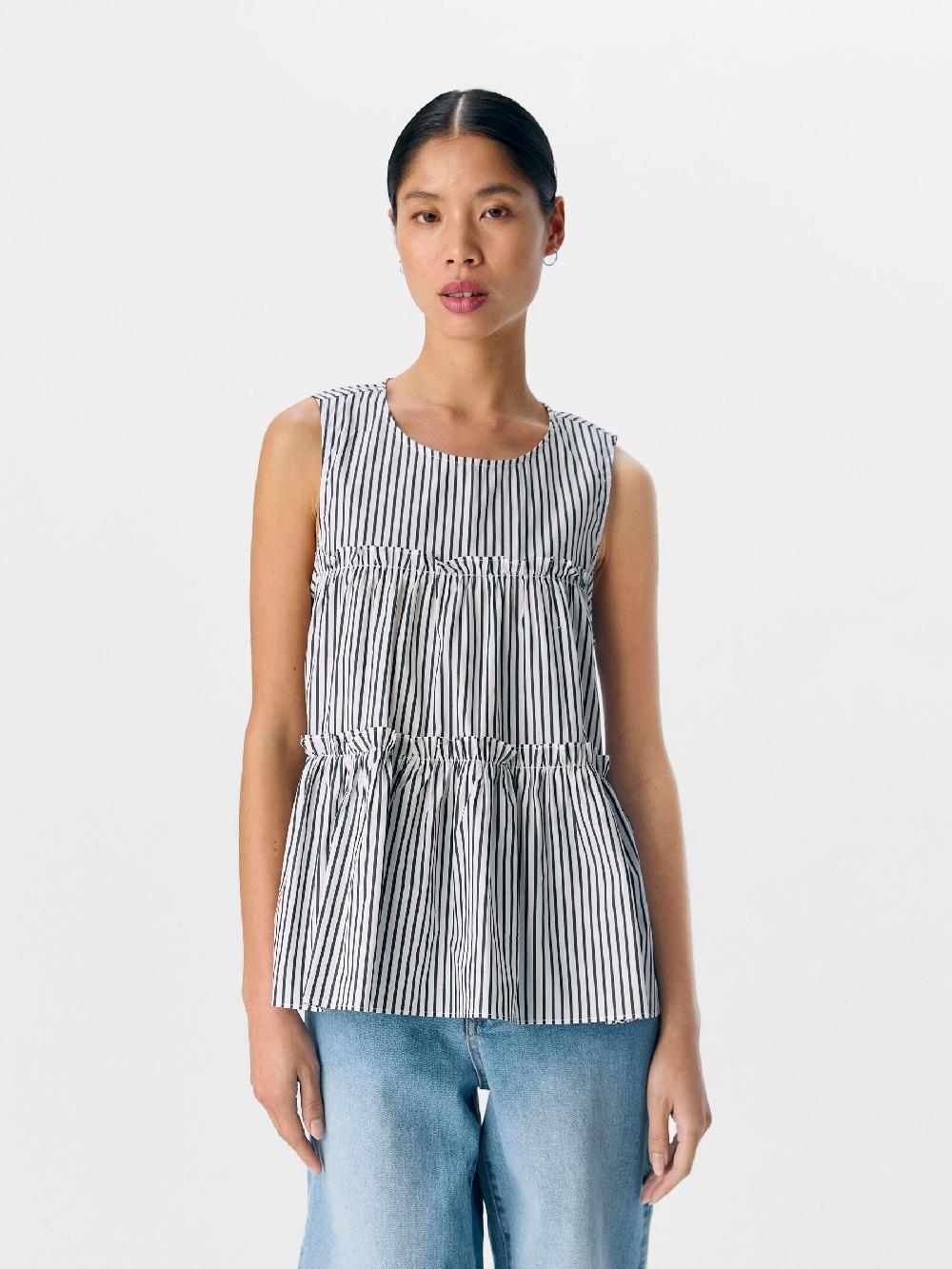 Object Petite GESTREEPT TOP