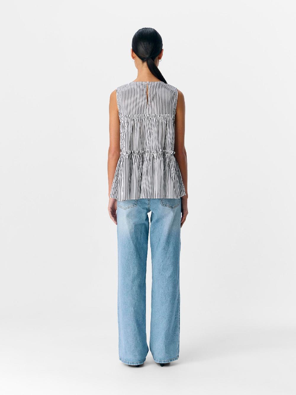 Object Petite GESTREEPT TOP