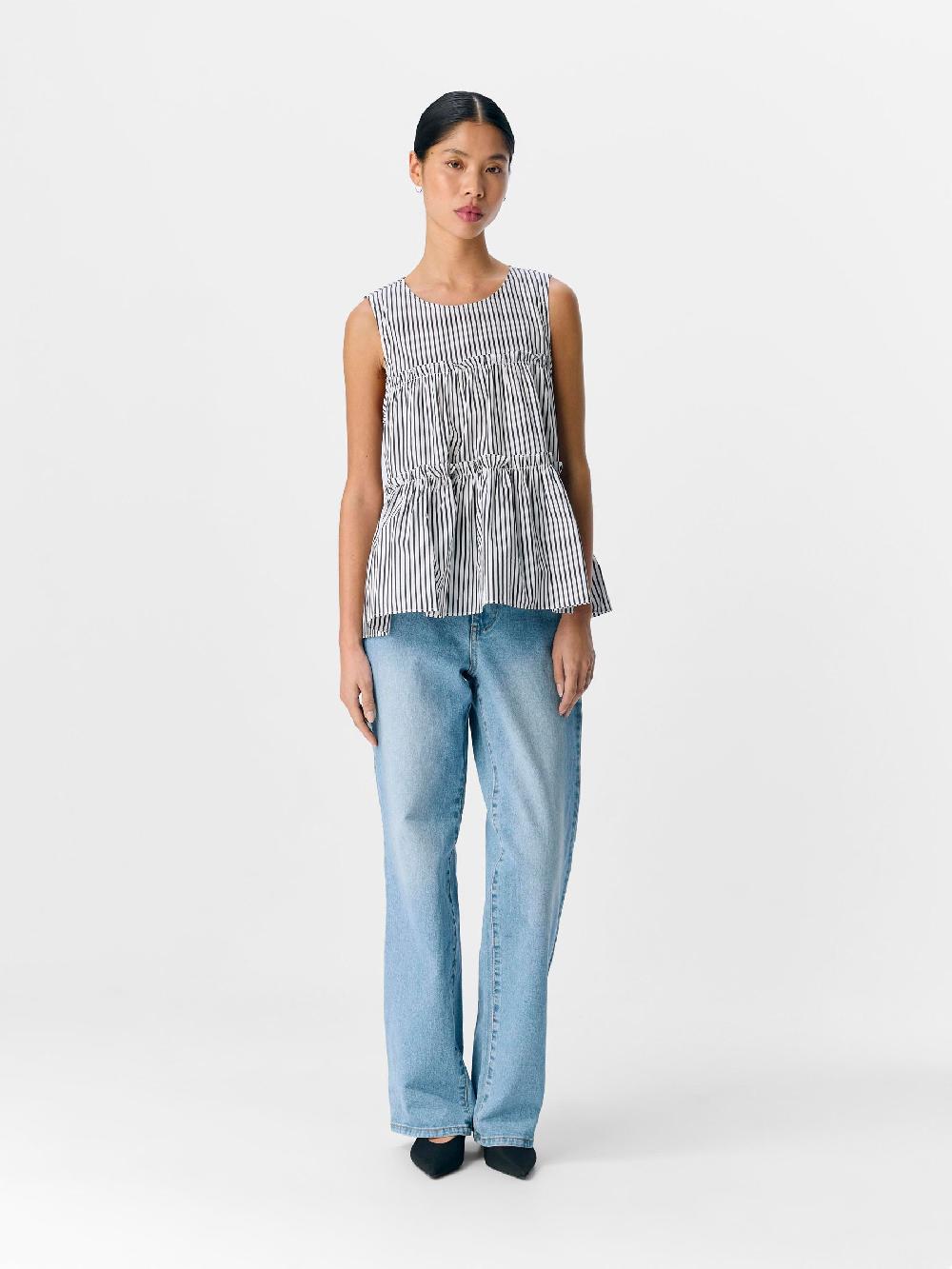 Object Petite GESTREEPT TOP