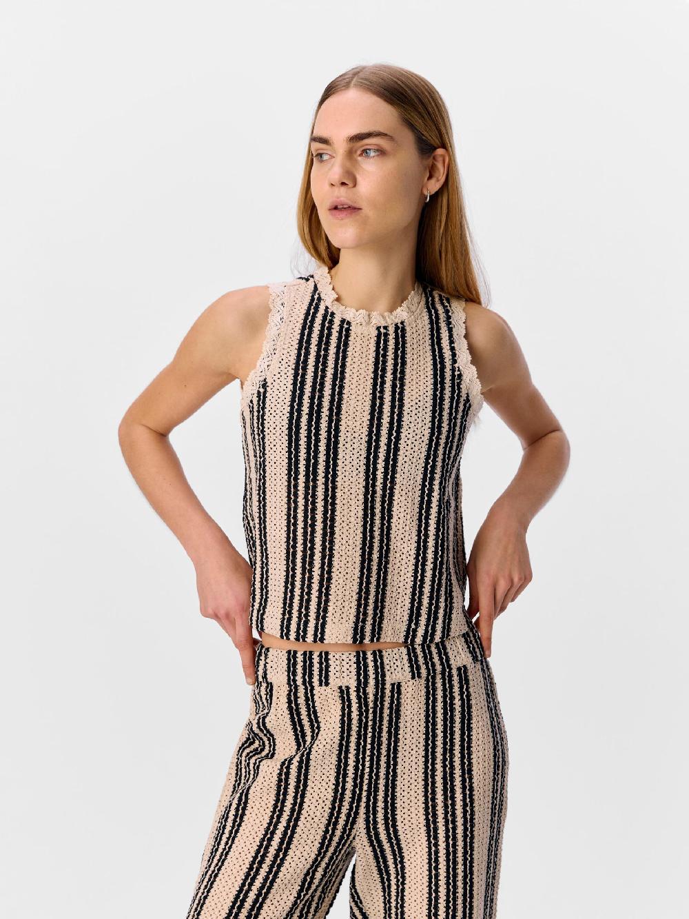 Object Petite GESTREEPT TOP