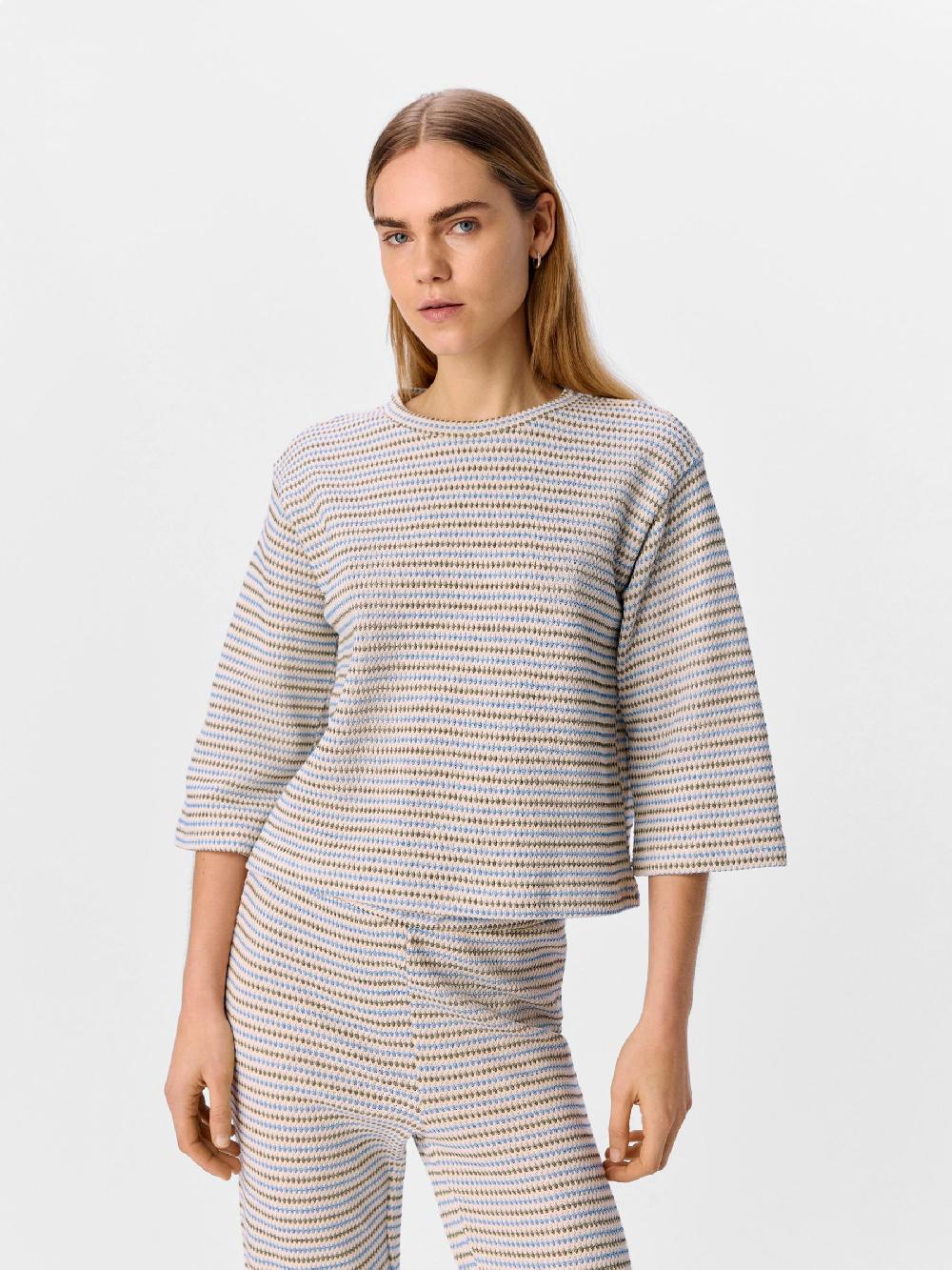 Object Petite GESTREEPT TOP