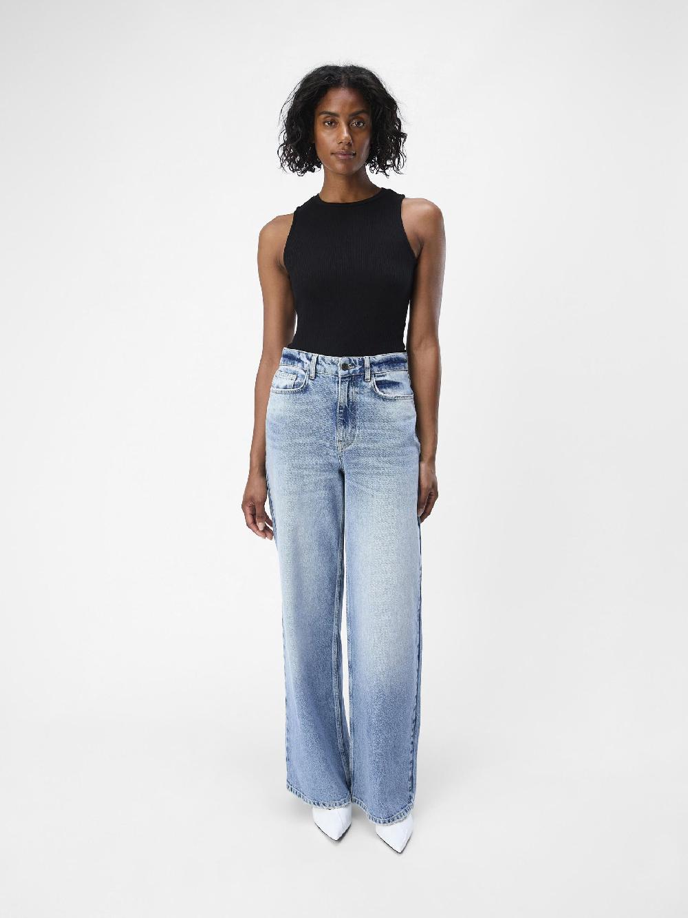 Object Petite HIGH-WAIST LOOSE FIT JEANS