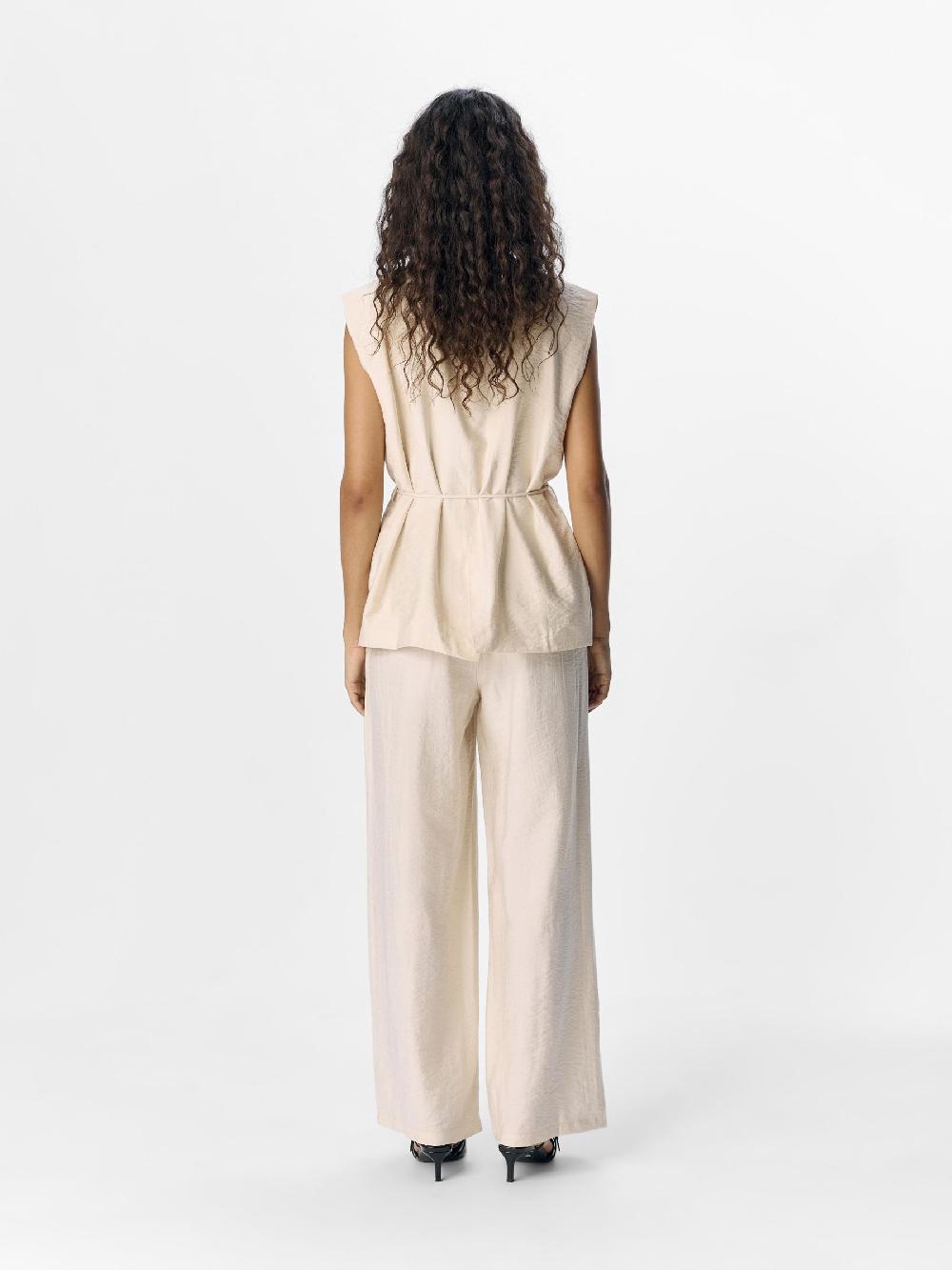 Object Petite HIGH-WAIST WIDE LEG BROEK