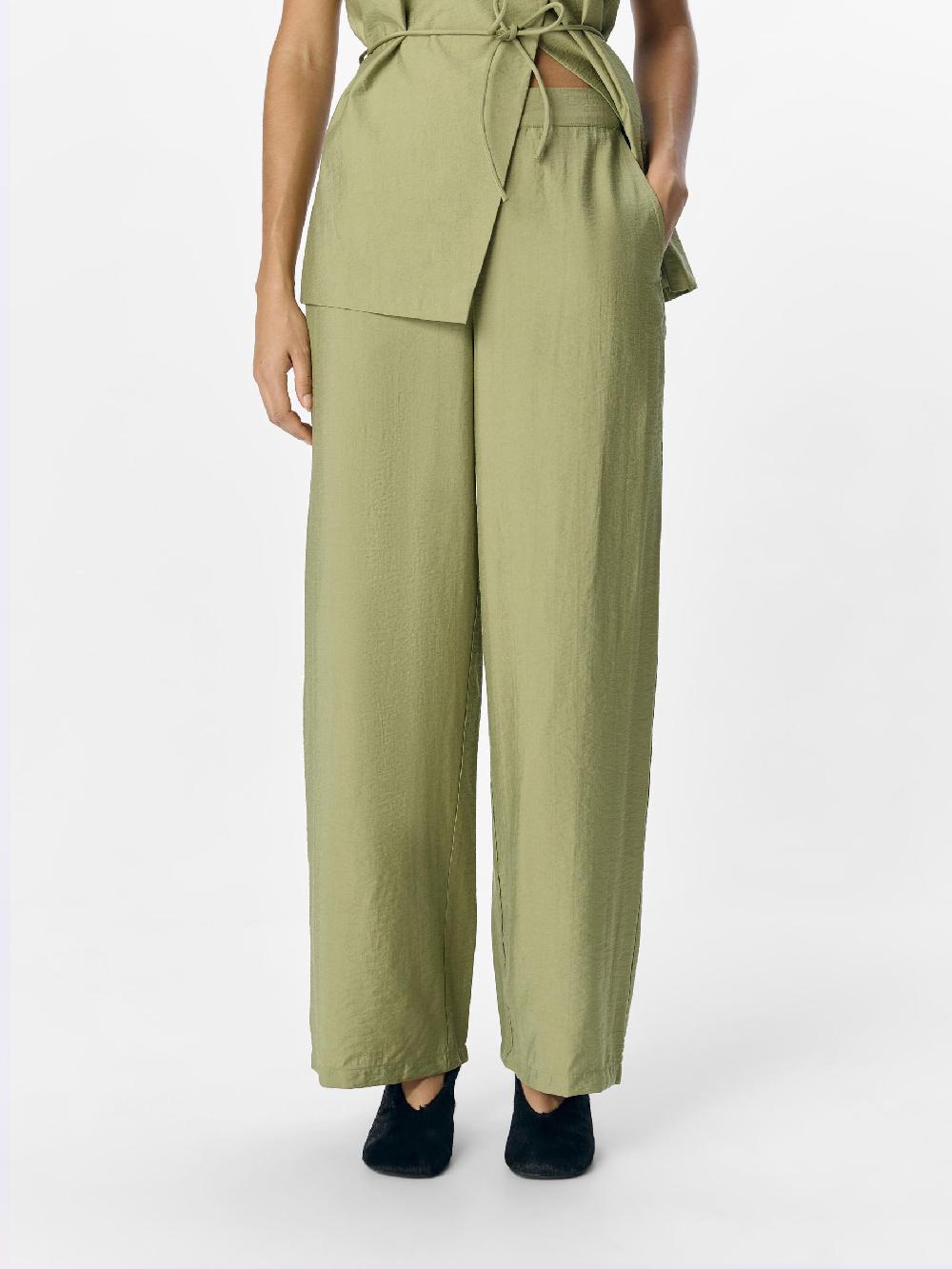 Object Petite HIGH-WAIST WIDE LEG BROEK