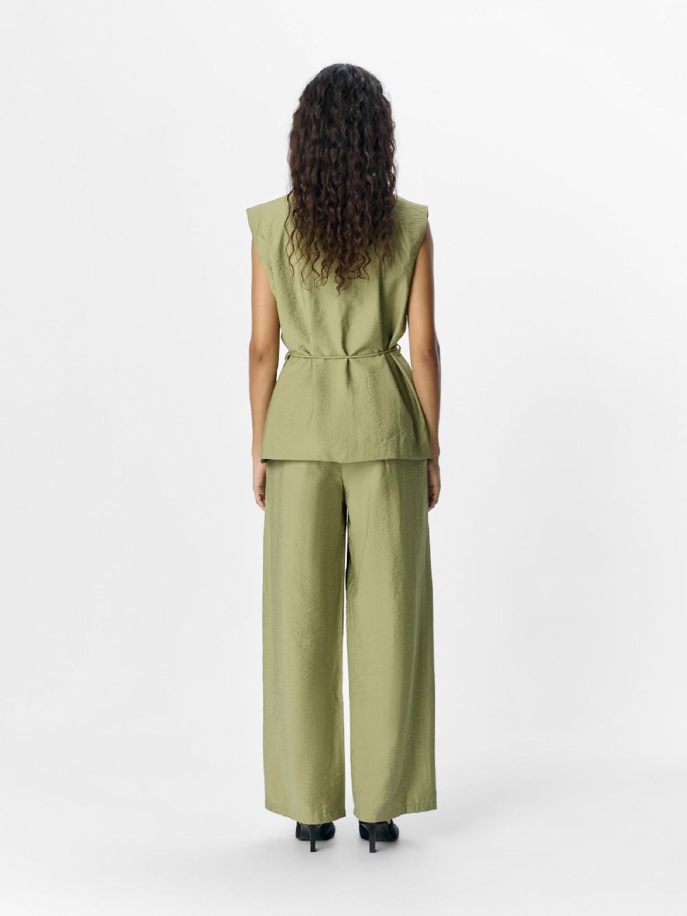 Object Petite HIGH-WAIST WIDE LEG BROEK