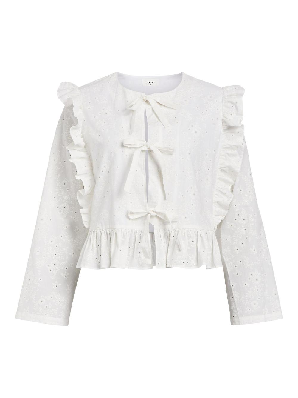 object petite JACQUARD BLOUSE