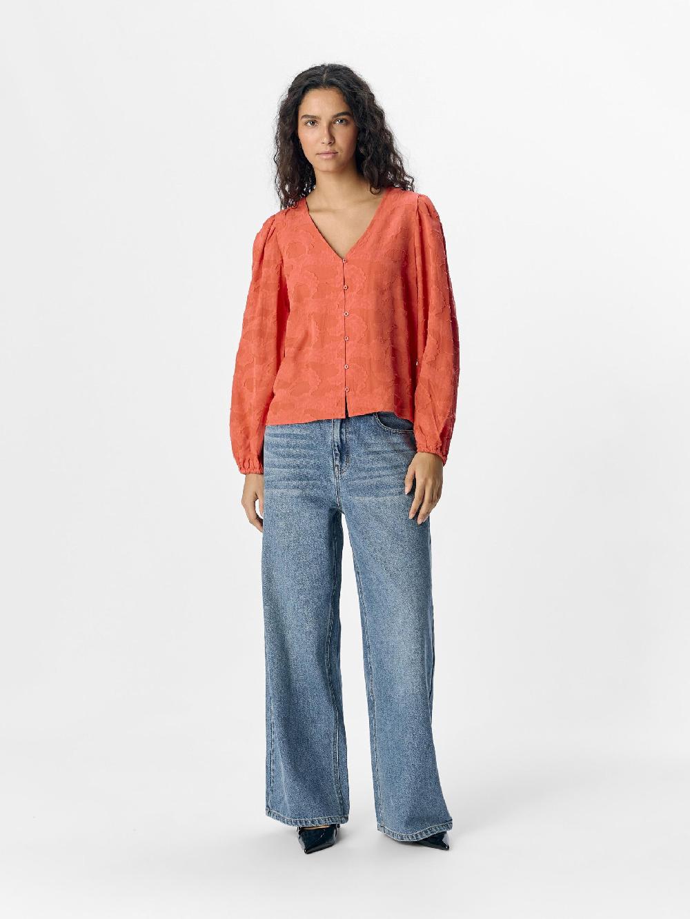 Object Petite JACQUARD OVERHEMD