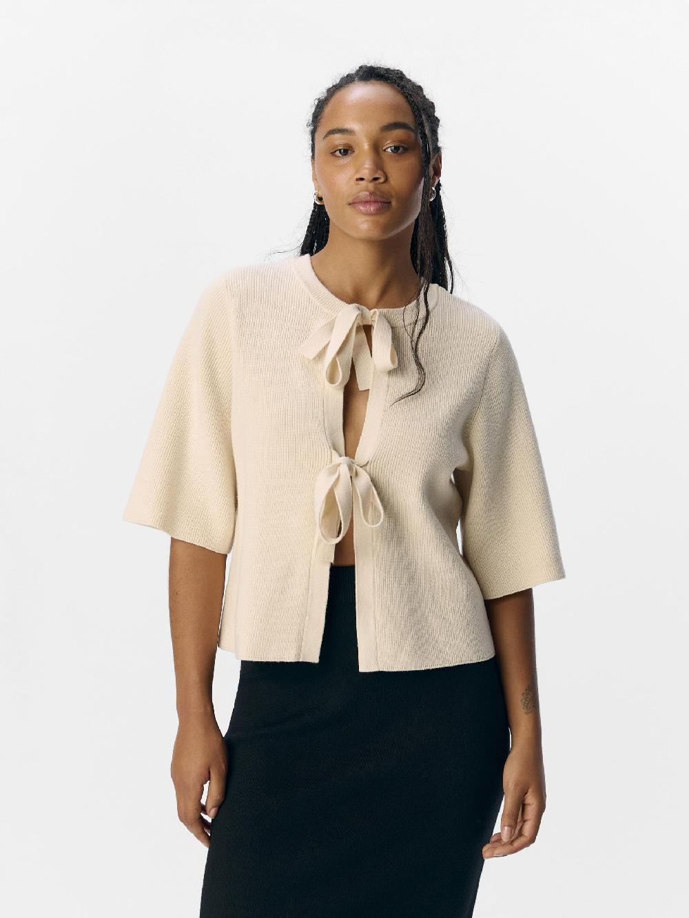 Object Petite KORTE MOUWEN GEBREID VEST