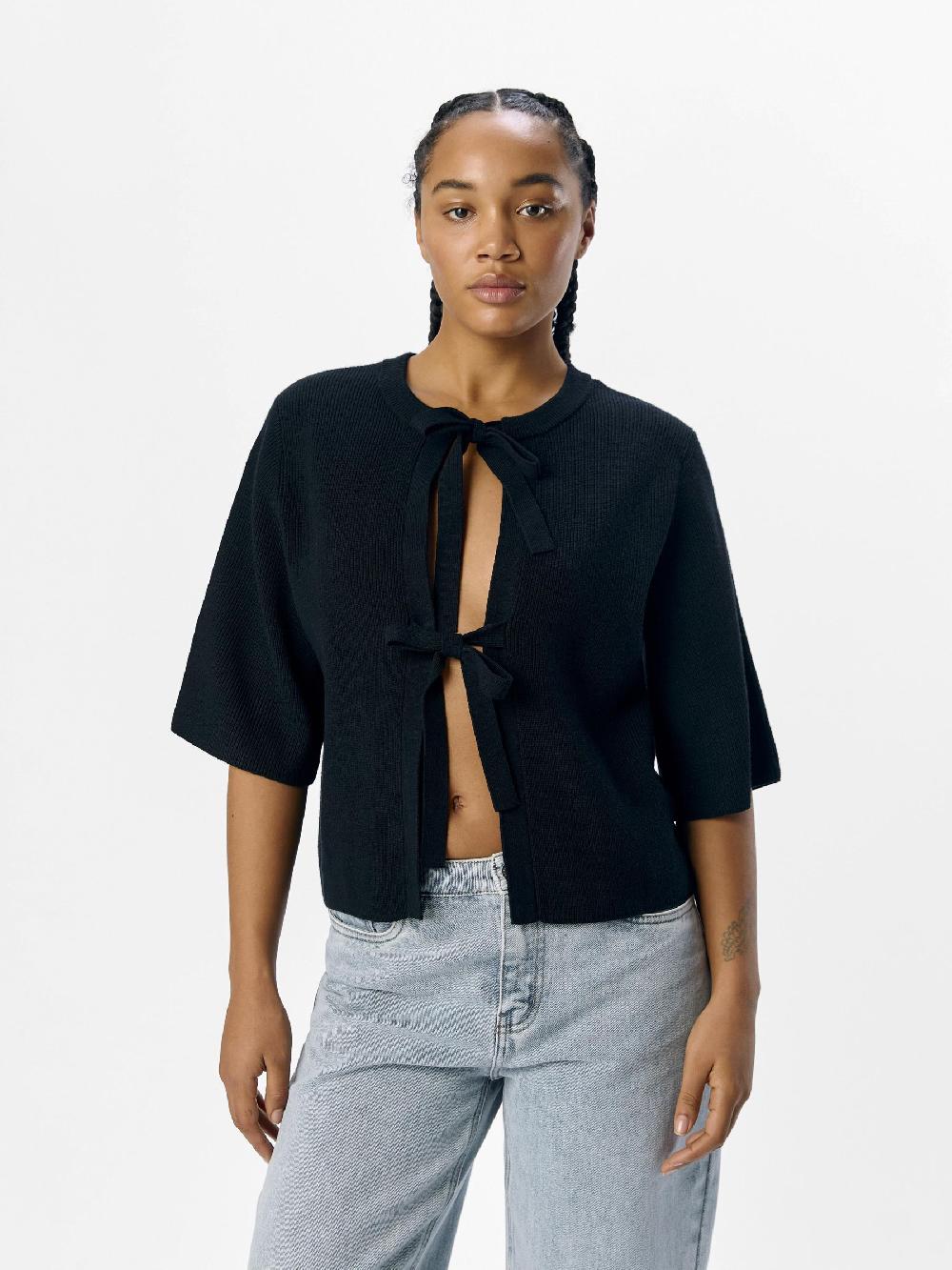 Object Petite KORTE MOUWEN GEBREID VEST