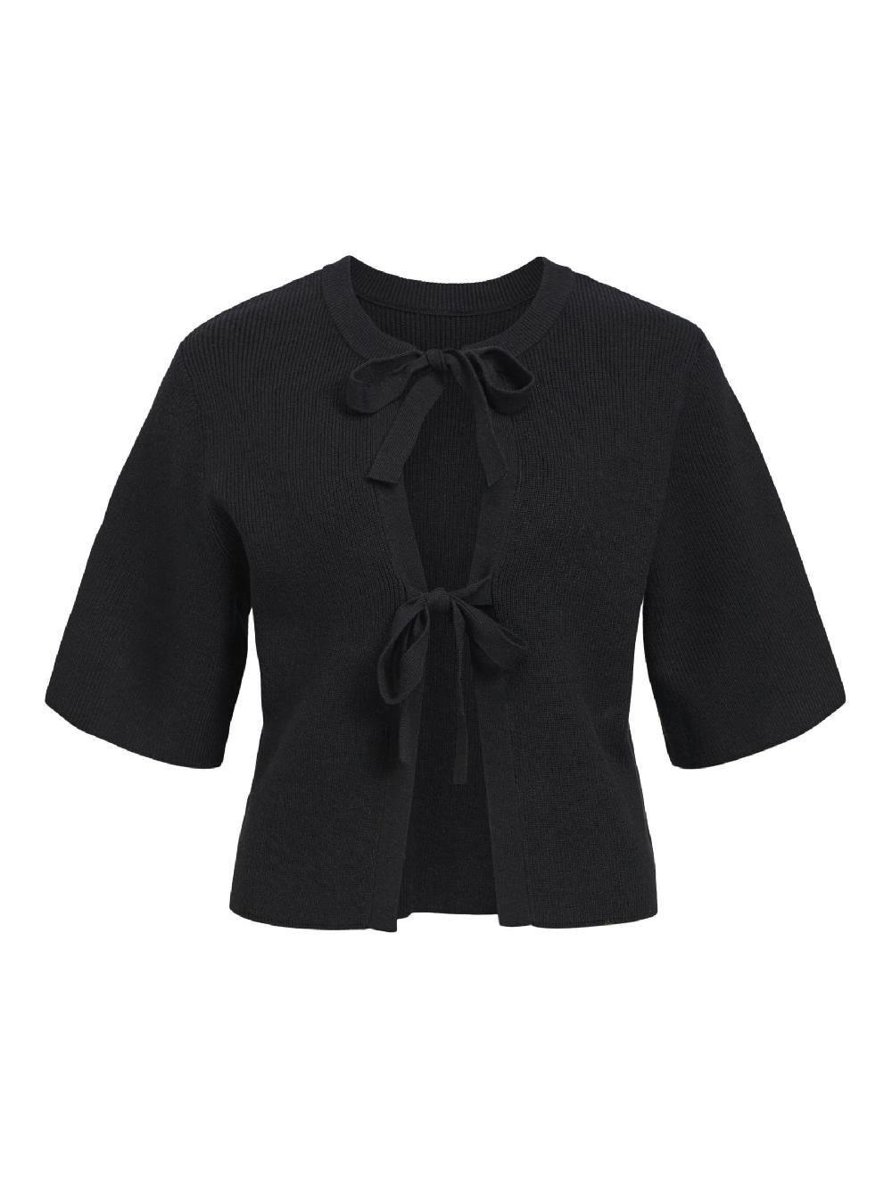 object petite KORTE MOUWEN GEBREID VEST