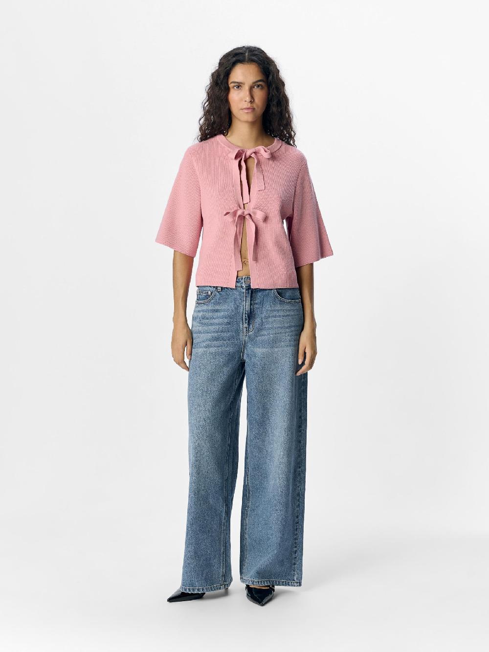 Object Petite KORTE MOUWEN GEBREID VEST