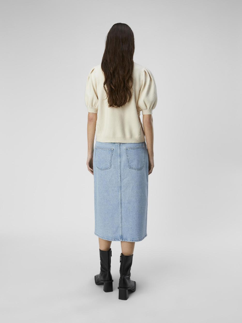 Object Petite KORTE MOUWEN GEBREIDE TOP