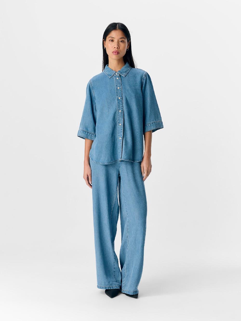 Object Petite KORTE MOUWEN SPIJKERBLOUSE