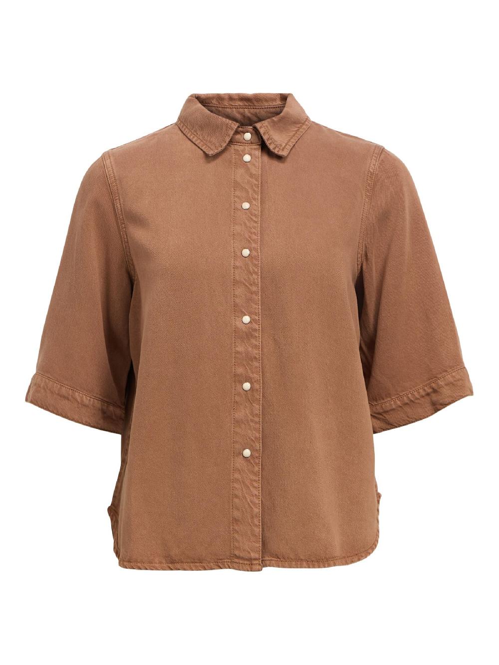 object petite KORTE MOUWEN SPIJKERBLOUSE