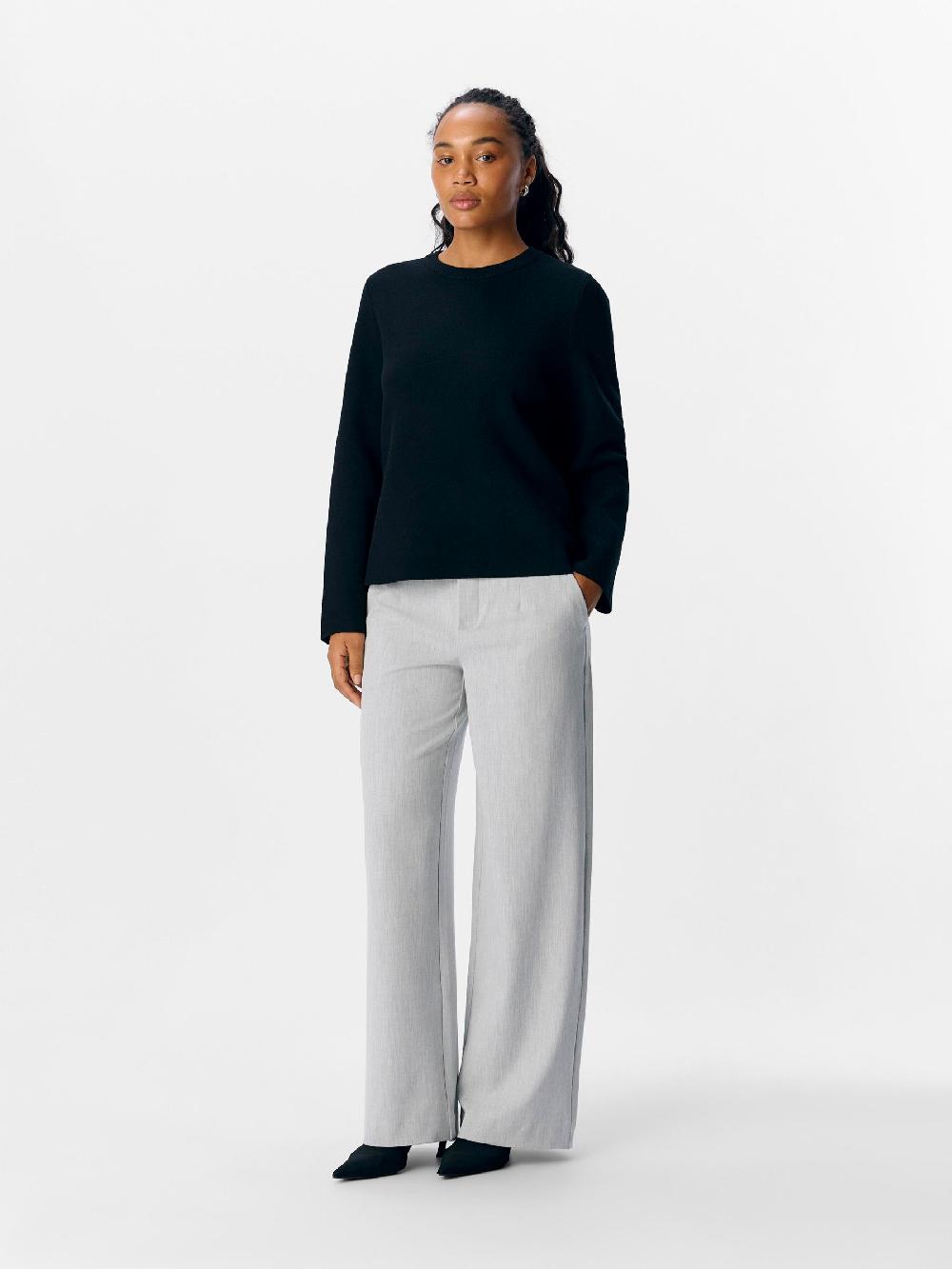 Object Petite LANGE MOUWEN GEBREIDE TRUI