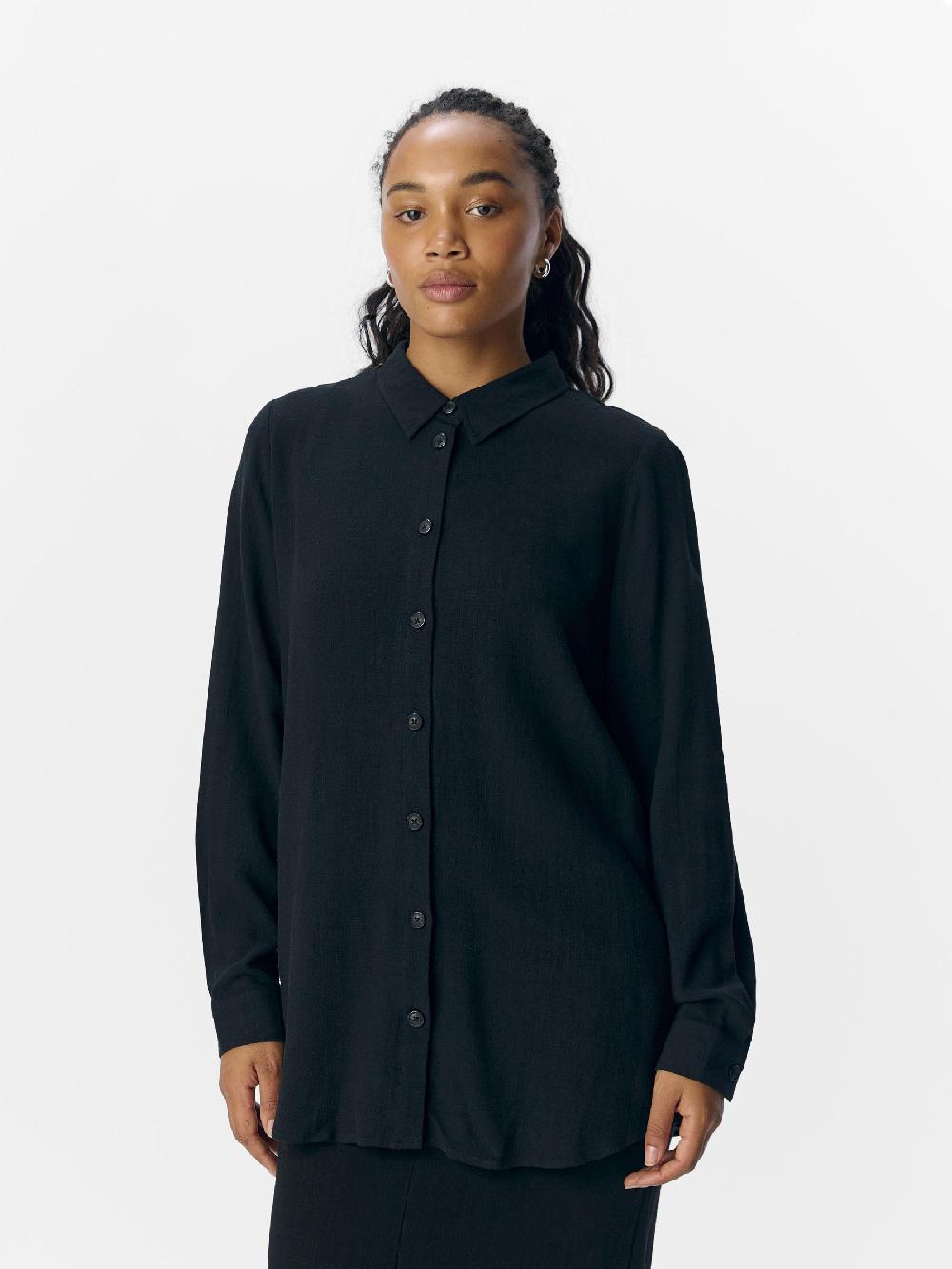 Object Petite LINNENMIX OVERHEMD