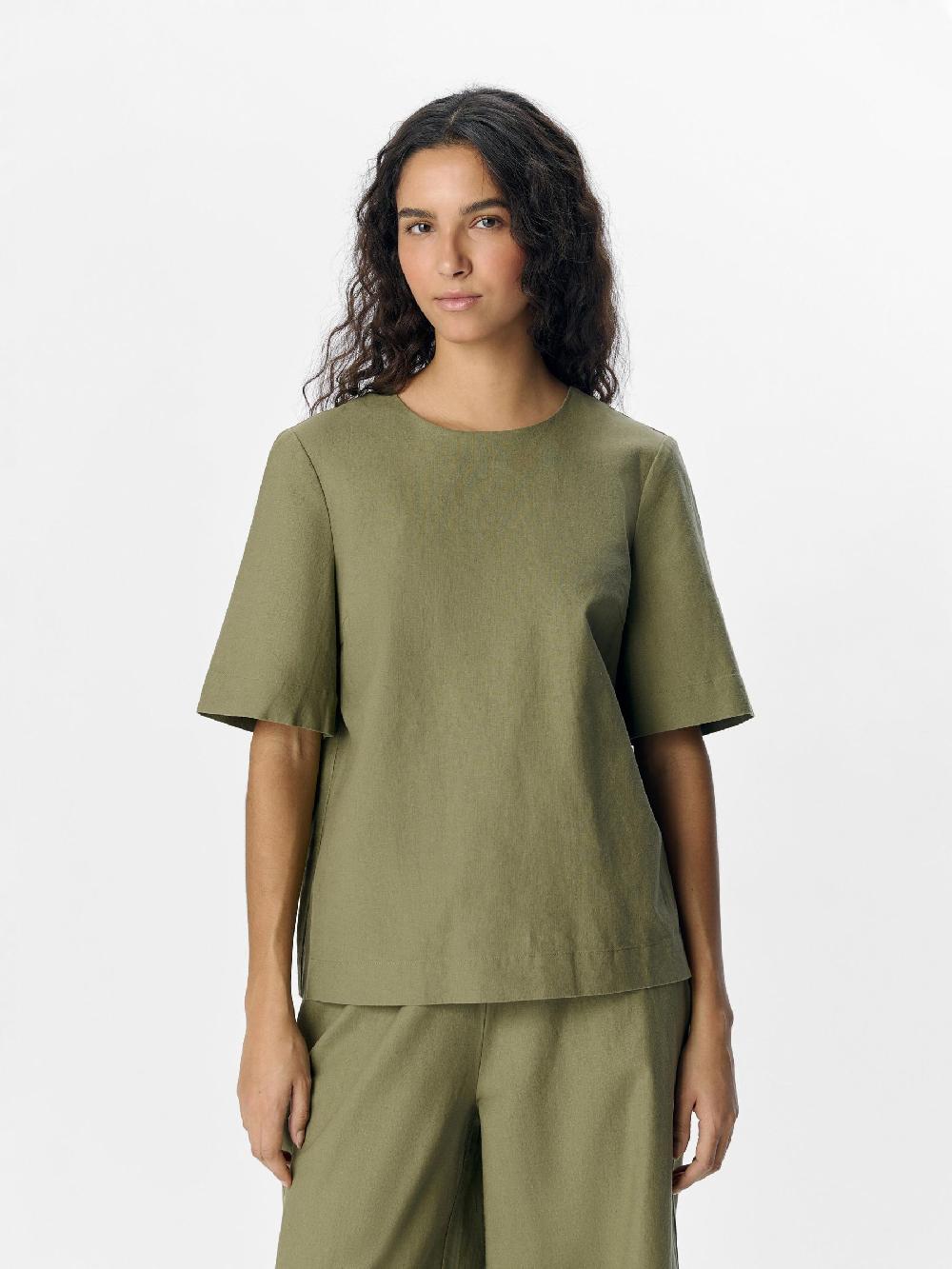 Object Petite LINNENMIX T-SHIRT