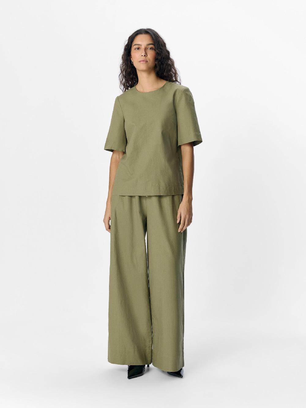 Object Petite LINNENMIX T-SHIRT